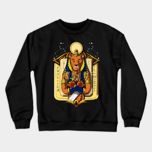 Egyptian Goddess Sekhmet Crewneck Sweatshirt